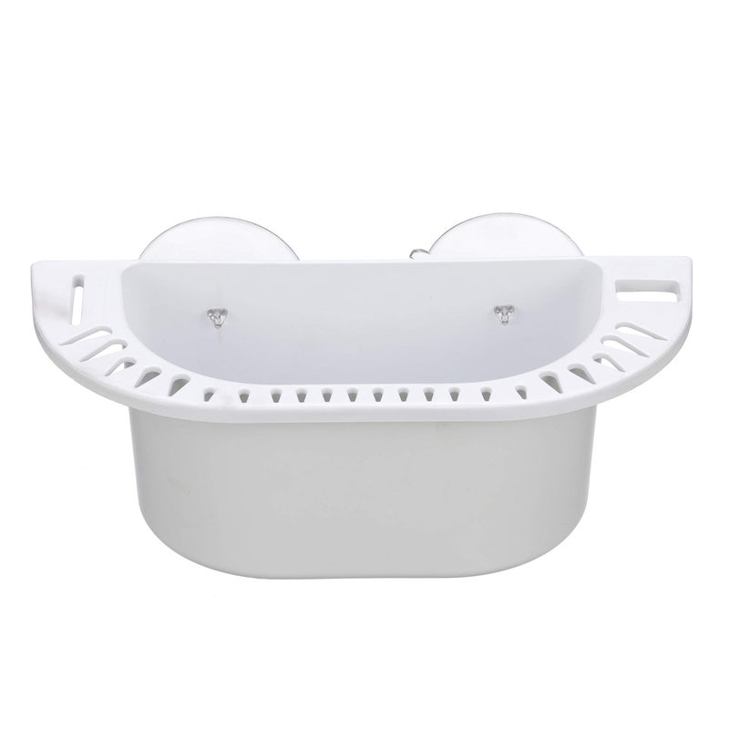 Seachoice Cockpit Organizer w/ 3 Suction Cups to Mount on Any Flat Service on Boat, White - Image 1